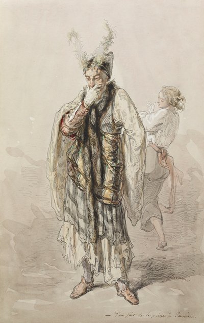 Actors by Paul Gavarni
